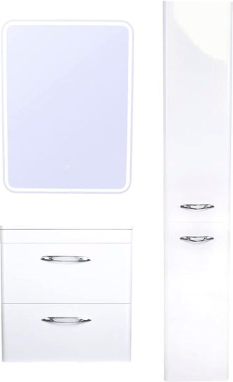 Мебель для ванной Style Line Каре 60 подвесная, Люкс plus, белая