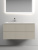 Тумба с раковиной Sancos Snob T 100 Beige Soft левая SNT100LCE, подвесная Тумба с раковиной Sancos Snob T 100 Beige Soft левая SNT100LCE, подвесная