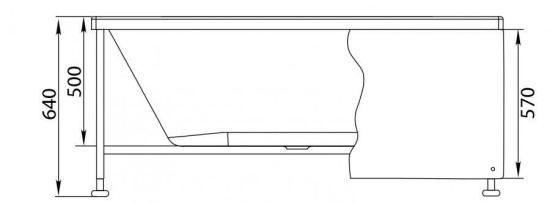 Акриловая ванна Aquanet Izabella 160 см