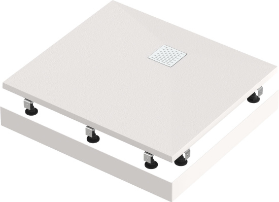 Поддон для душа Good Door Essentia 80x90, с сифоном, белый