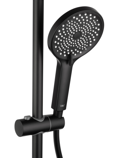 Душевая стойка Wonzon & Woghand The One WW-B3094-MB с термостатом