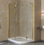 Душевой уголок Vegas Glass AFS-F Lux 100*80 09 01 L профиль золото, стекло прозрачное Душевой уголок Vegas Glass AFS-F Lux 100*80 09 01 L профиль золото, стекло прозрачное