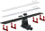 Душевой лоток Pestan Confluo Frameless Line 950 white glass