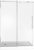Душевая дверь в нишу Good Door Puerta WTW-130-C-CH