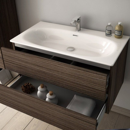 Раковина Hidra Ceramica Flat белая, 96 см