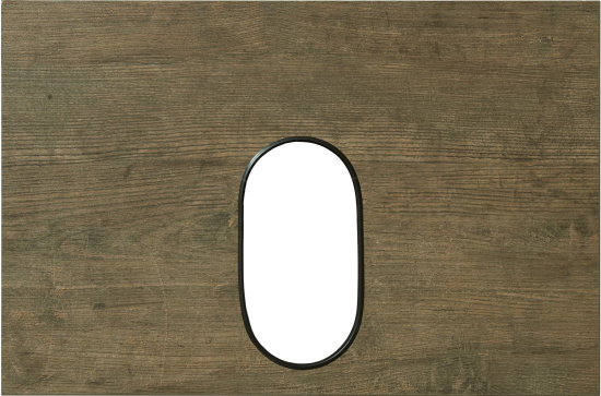 Тумба с раковиной Aquaton Лофт Фабрик 65 дуб кантри со столешницей