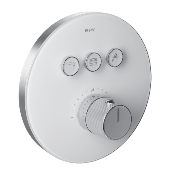 Душевая система  Black&White Universe 7787 термостат