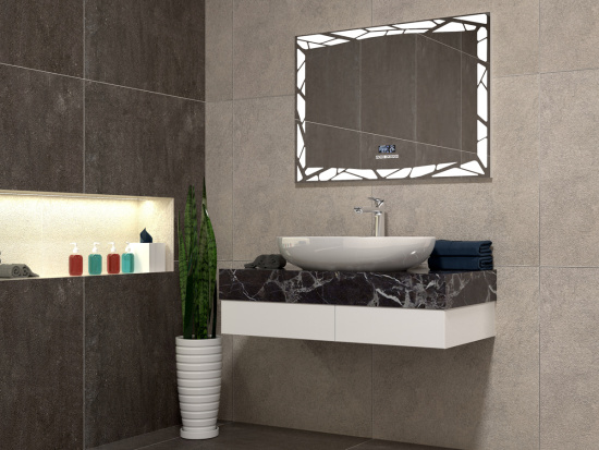 Зеркало Vigo Melissa Media Grey 80