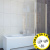 Шторка на ванну Koller Pool Waterfall Line QP95 R Chrome Clear + набор в подарок