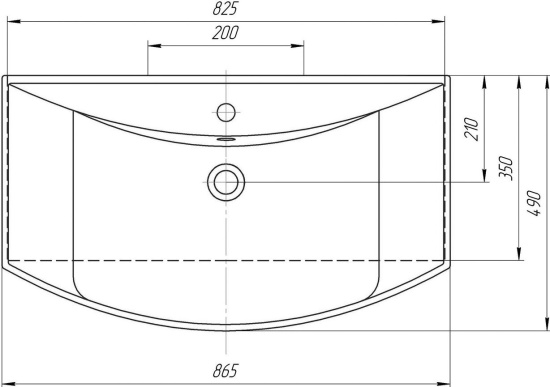 Мебель для ванной Бриклаер Бали 85 венге, белый глянец