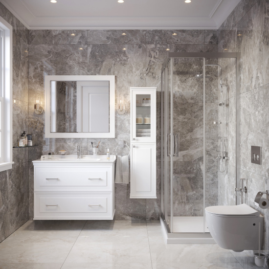 Тумба с раковиной Stworki Хадстен 100 белая