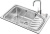 Мойка кухонная Oulin OL-327L