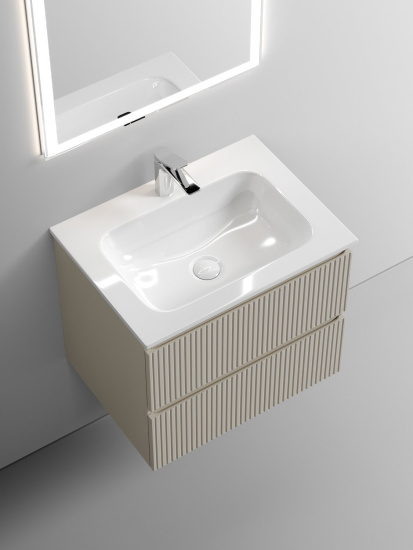 Тумба с раковиной Sancos Snob T 60 Beige Soft SNT60CE, подвесная