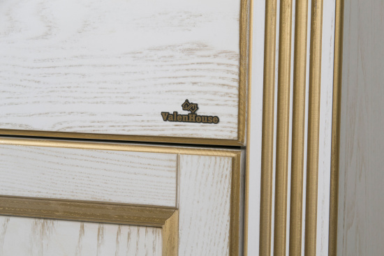 Тумба с раковиной ValenHouse Эллина 105 патина золото