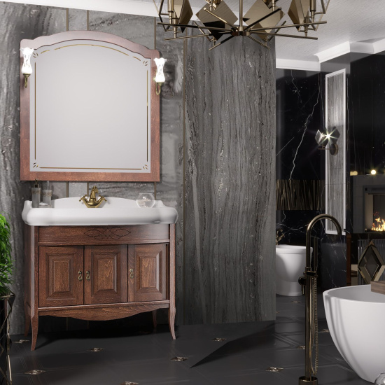 Тумба с раковиной Opadiris Лоренцо 100 светлый орех