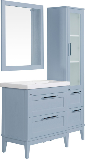 Зеркало ValenHouse Эйвори 80 серое