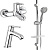Душевой комплект Paini Unika 59CRKIT3 3 в 1