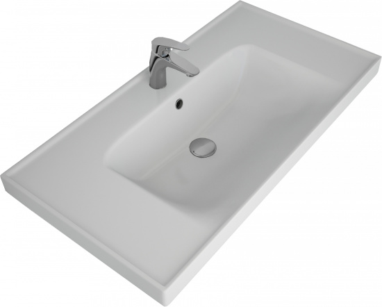 Мебель для ванной Art&Max Techno 90 подвесная, смоки софт