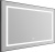 Зеркало BelBagno Kraft SPC-KRAFT-985-685-TCH-WARM-NERO черное, с подсветкой и подогревом