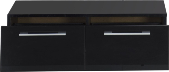 Тумба Aquanet Нота 100 подкатная черная