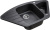 Мойка кухонная Paulmark Wiese PM529050-BL черный