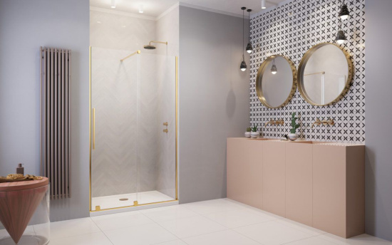Душевая дверь в нишу Radaway Furo Gold DWJ 90 L