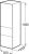 Пенал Roca Ronda L, белый, бетон Пенал Roca Ronda L, белый, бетон