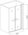Душевая дверь в нишу Good Door Pandora SD 90