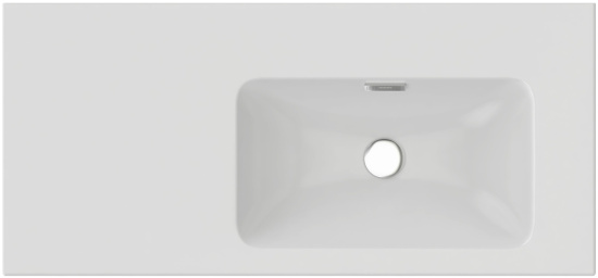 Мебель для ванной Jacob Delafon Madeleine 100 R черный блестящий