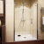 Душевая дверь в нишу GuteWetter Lux Door GK-103 левая 125 см стекло бесцветное, профиль хром Душевая дверь в нишу GuteWetter Lux Door GK-103 левая 125 см стекло бесцветное, профиль хром