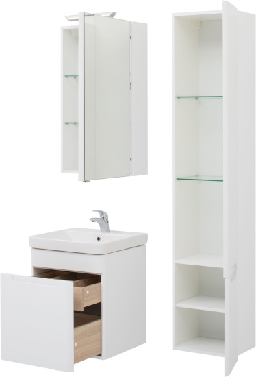 Тумба с раковиной Aquanet София 60