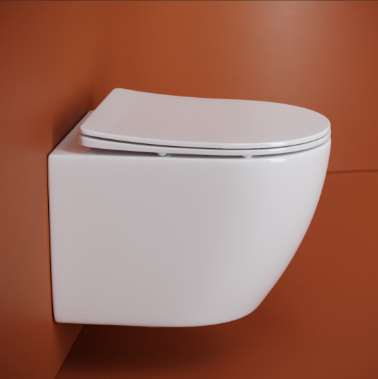Унитаз подвесной Ceramicanova Uno Rimless CN11001 с сидением