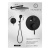 Душевая система Filarete Roun FL1028BL, черный Душевая система Filarete Roun FL1028BL, черный