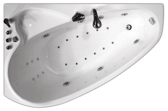 Акриловая ванна Triton Пеарл-шелл 160x104 см R