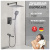 Душевая система Hansberge H6075BG, графит Душевая система Hansberge H6075BG, графит