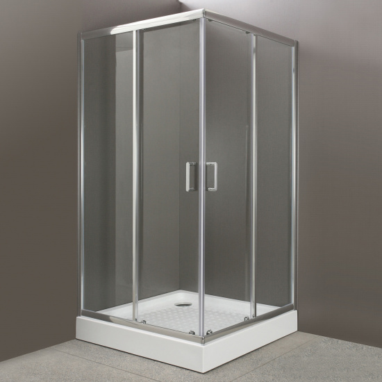 Душевой уголок BelBagno Uno 195 A 2 95 C Cr стекло прозрачное