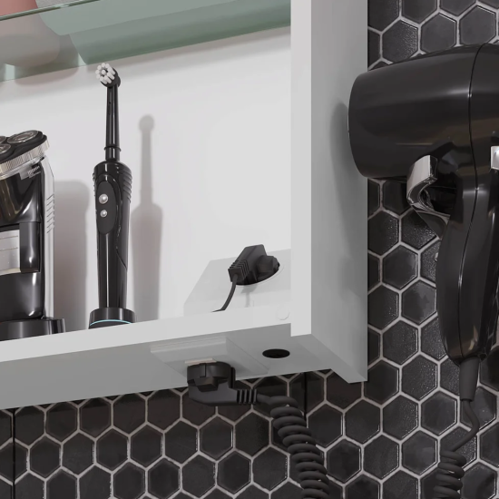 Зеркало-шкаф Opadiris Элеганс 60 премиум, с подсветкой