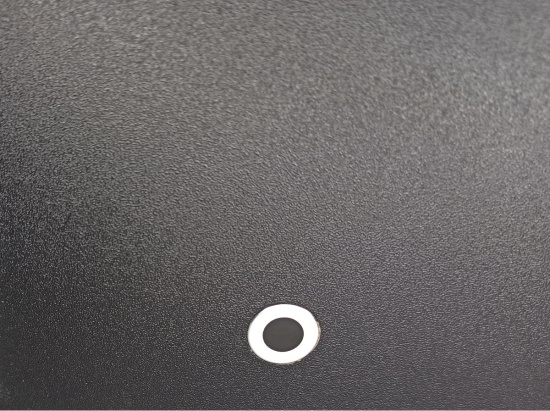 Зеркало-шкаф Art&Max Techno 60 с подсветкой, черное