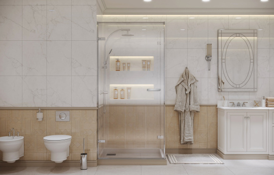 Душевой уголок Ambassador Abner 10011101L 90x90 см