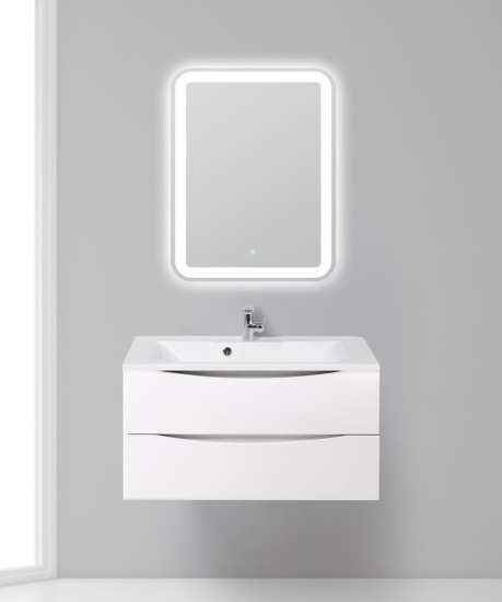 Тумба с раковиной BelBagno Marino 90 bianco lucido