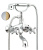 Смеситель для ванны Fiore Margot 26CO0610, хром/золото Смеситель для ванны Fiore Margot 26CO0610, хром/золото