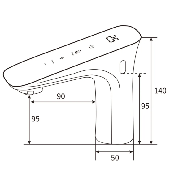 Смеситель для раковины beWash Photocell BWAM0BS8041
