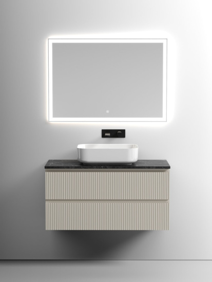 Тумба с раковиной Sancos Snob T 100 Beige Soft SNT100CE, подвесная