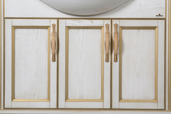 Тумба с раковиной ValenHouse Эллина 105 патина золото