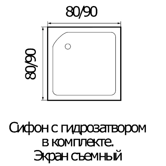 Душевая кабина River Neva Б/К 80/24 МТ