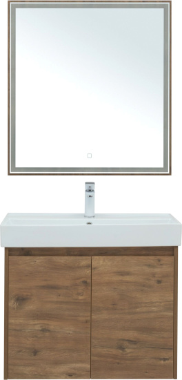 Мебель для ванной Aquanet Nova Lite 75 дуб рустикальный, с дверками