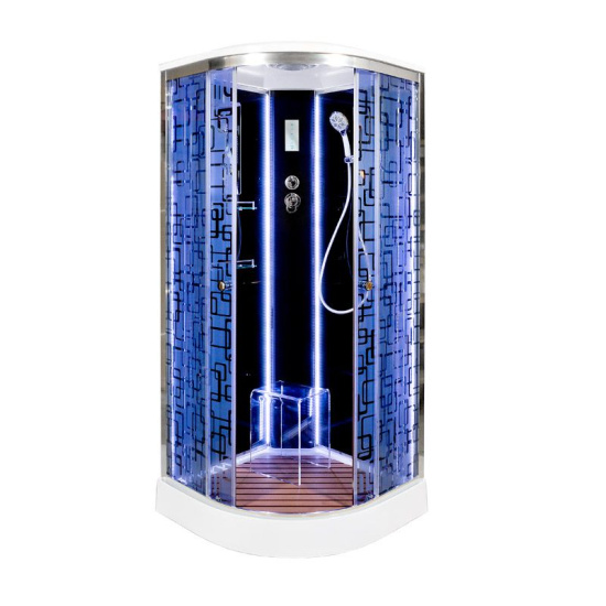 Душевая кабина DTO BM1510 с LED-подсветкой