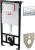 Инсталляция для унитаза AlcaPlast Sadromodul AM101/1120 + M71 + M91 4 в 1 кнопка смыва хром