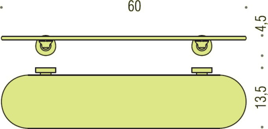 Полка Colombo Design Basic B2716
