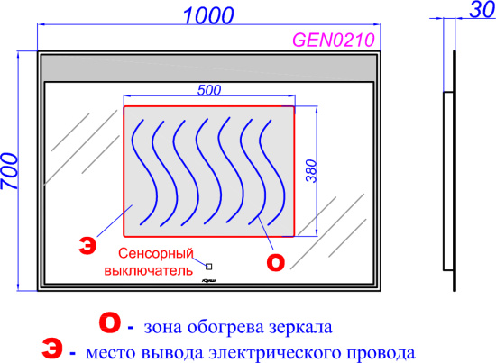 Мебель для ванной Aqwella 5 stars Genesis 100 белая